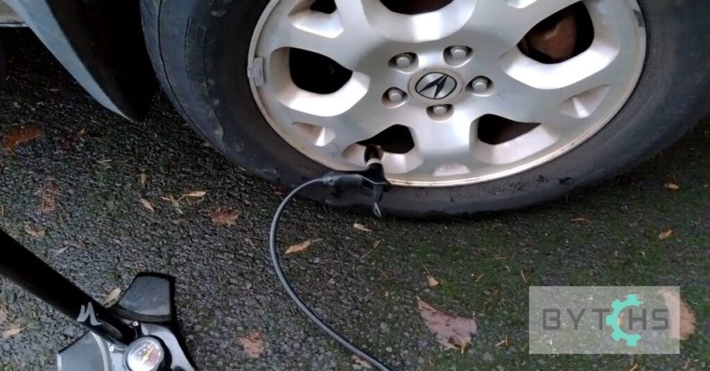 Inflate A Car Tire With A Bike Pump